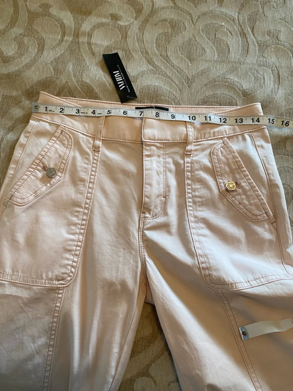 White House Black Market Pale Pink High-Rise Pants - Picture 6 of 10